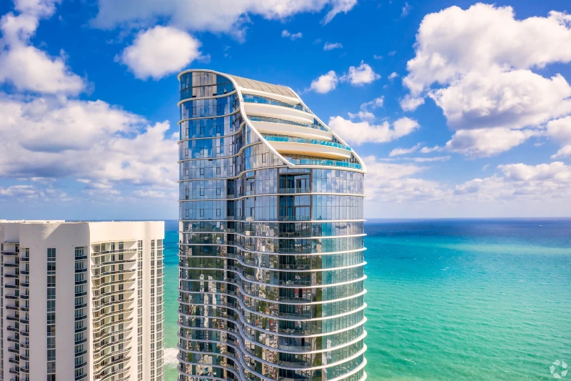 The Ritz-Carlton Residences at Sunny Isles Beach near Miami, Florida, opened in 2018 as a stand-alone residential development without a co-located hotel. (CoStar)