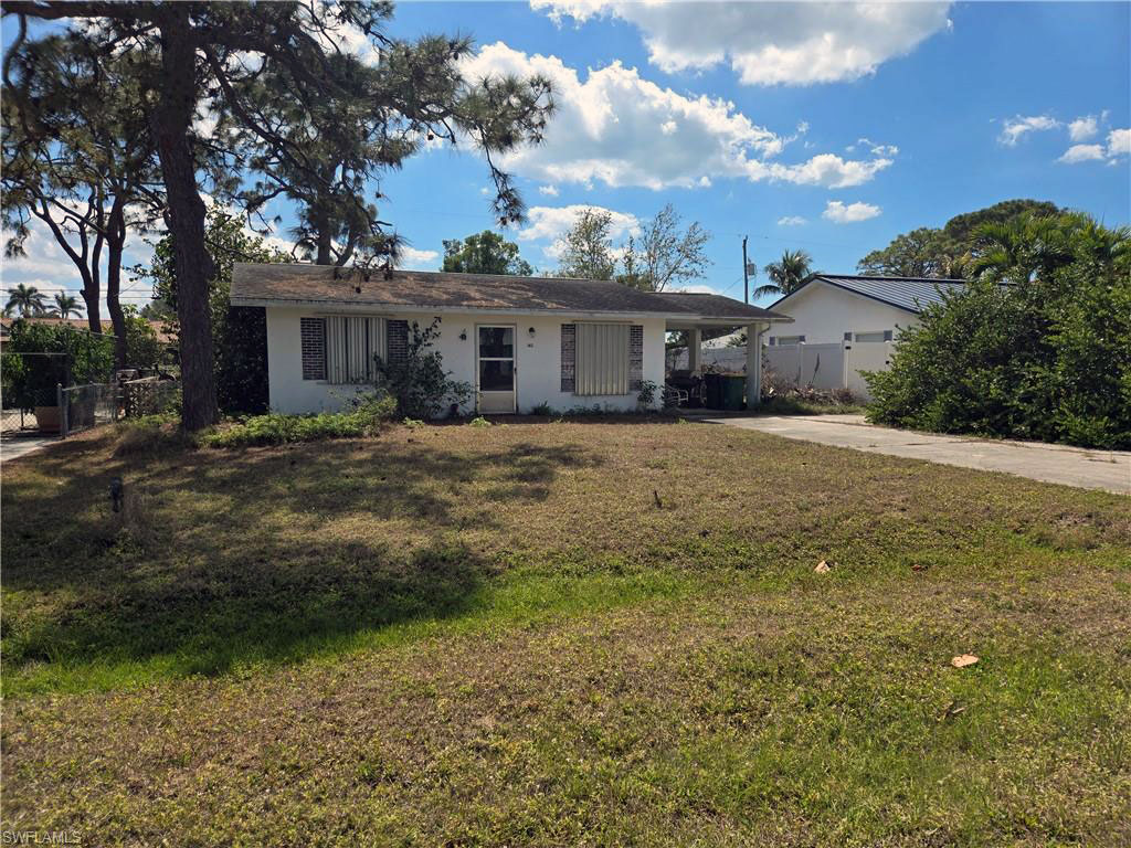 Home for sale at 142 3rd Street, Bonita Springs FL. Great opportunity with a Great location in Bonita Shores. Walk or bike to the beach AND close to shops and restaurants AND not in the flood zone And no HOA. Home needs TLC, but this location is undeniably highly desirable. Fix it up (there are electrical issues and currently it has no power) and enjoy the concrete construction for years in this wonderful neighborhood, or build your dream home. The community has a boat ramp with Gulf access for a small annual fee. West of 41, and so many amenities along Bonita Beach Rd and Vanderbilt Dr, this is surely a long term win. Motivated and open to offers